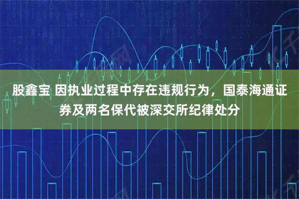 股鑫宝 因执业过程中存在违规行为，国泰海通证券及两名保代被深交所纪律处分